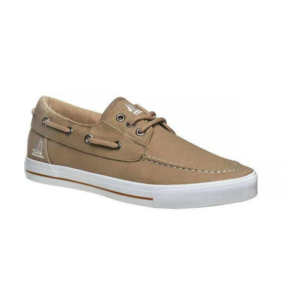 Sail Men'S Moc, Toe Sneakers, Khaki, 13