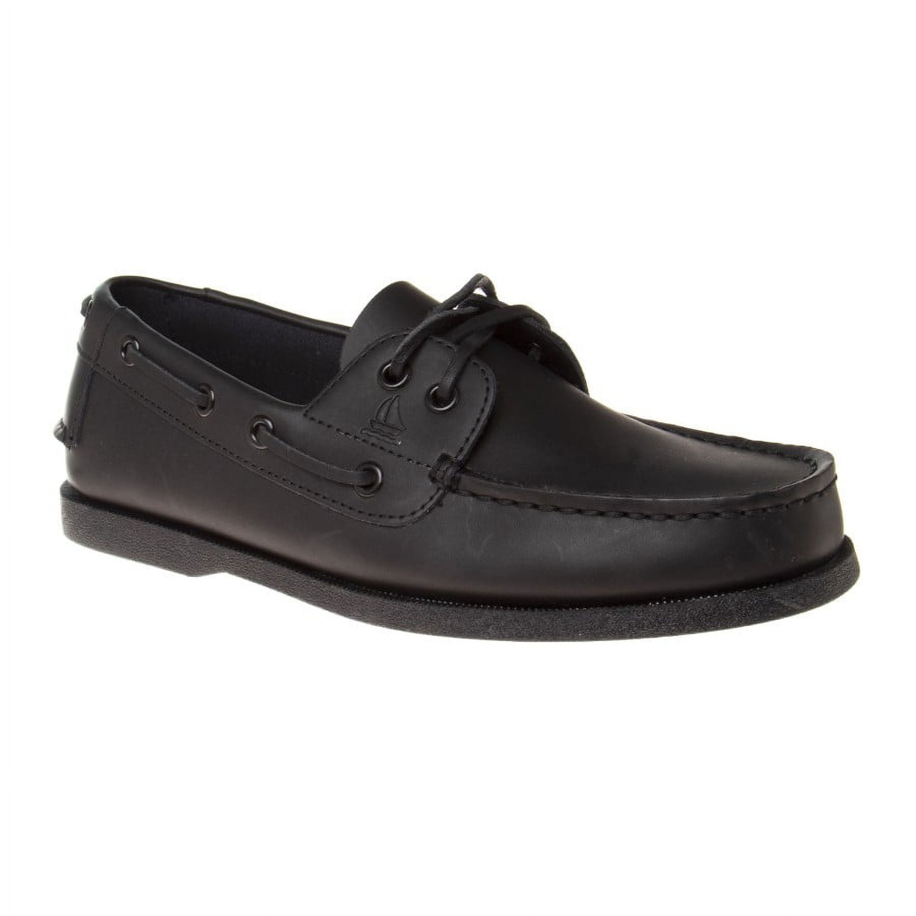 Free Shipping These Sail boat shoes are expertly crafted with Fine leather Black 7.5 Walmart