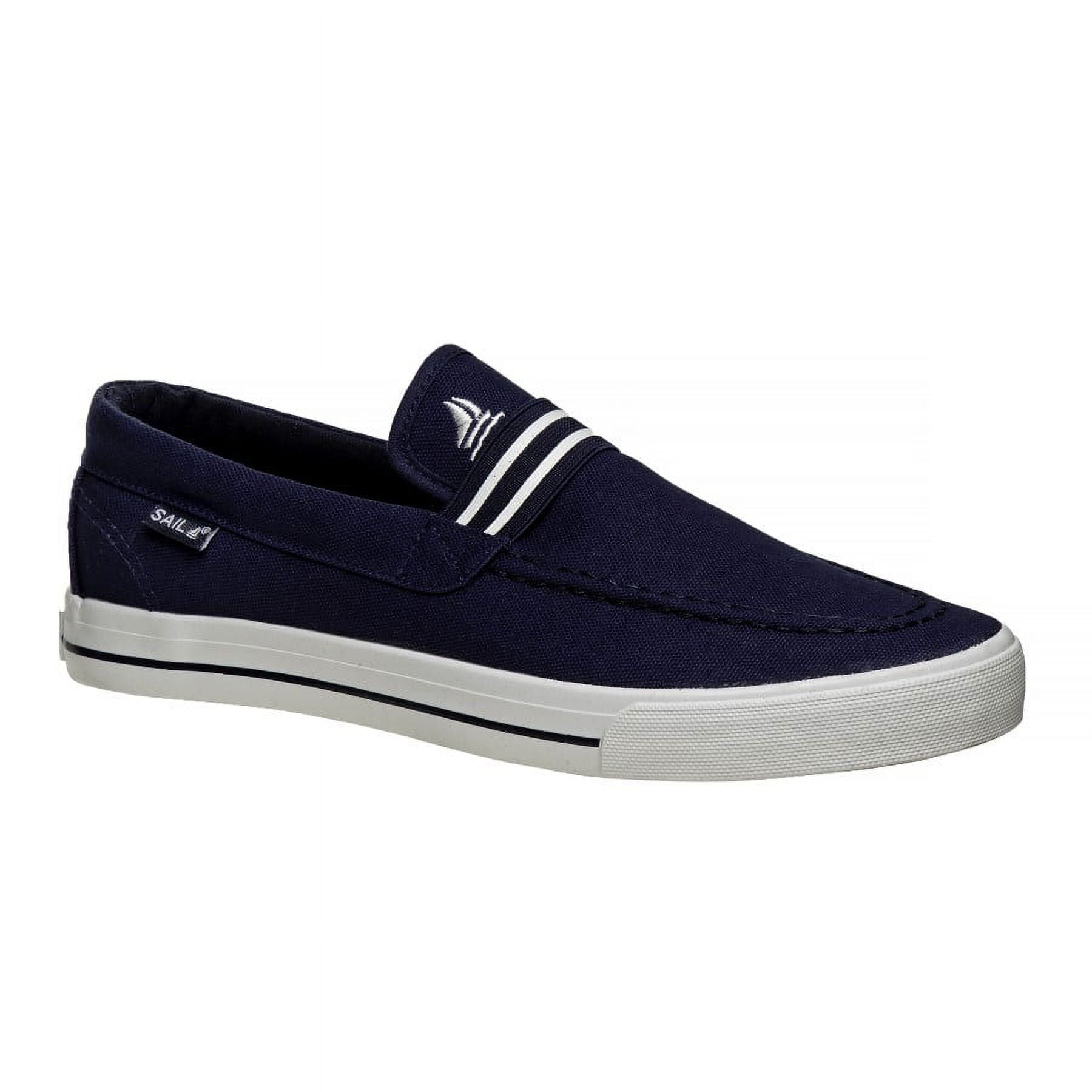 Sail Mens Slip On Sneakers, Navy, 10 - Walmart.com