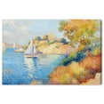 thumbnail image 1 of Sail Off In The Morning Impressionism Wall Art /Monet And Van Gogh Inspired Art Canvas Wall Art by Art Remedy, Gallery Wrapped, 24" x 16", 1 of 7
