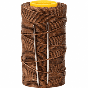 Sail Repair Kit with Sail Needle, Thick Waxed String Whipping Twine Brown
