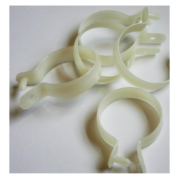 Sail Rings - 30 Pack - Sunfish Sail Attachment Rings - Plastic Sail Rings for Sunfish, Laser, and Other Small Boats - Durable Marine Hardware