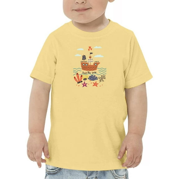 Sail The Seas, Pirate T-Shirt Toddler -Image by Shutterstock,  3 Toddler
