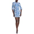thumbnail image 1 of Sail to Sable womens  Button Front Shirtdress, XXL, Brown, 1 of 3