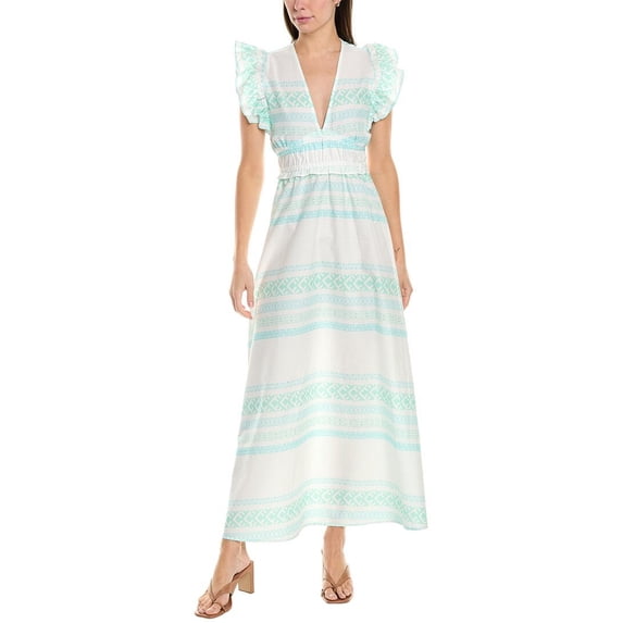 Sail to Sable womens Cap Sleeve Maxi Dress, XXS