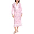 thumbnail image 1 of Sail to Sable womens  Classic Maxi Tunic, XL, Pink, 1 of 3