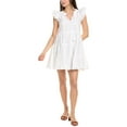 thumbnail image 1 of Sail to Sable womens  Eyelet Mini Dress, XL, White, 1 of 3