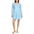 thumbnail image 1 of Sail to Sable womens  Flare Tunic Dress, s, Blue, 1 of 3