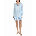 thumbnail image 1 of Sail to Sable womens  Ruffle Hem Shift Dress, xs, Blue, 1 of 3