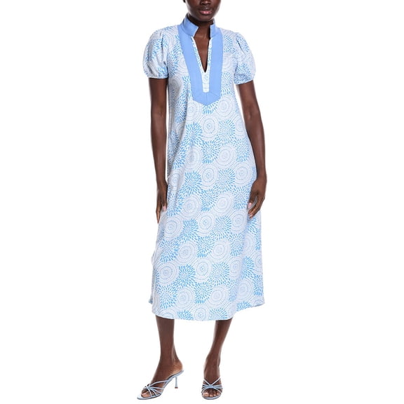 Sail to Sable womens  Short Sleeve Maxi Tunic, m