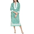 thumbnail image 1 of Sail to Sable womens  Tunic Midi Dress, XXS, Green, 1 of 3
