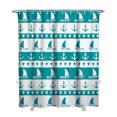 thumbnail image 1 of Sailboat Anchor Coastal Shower Curtain 72x84, Water-Resistant Chun Yafang Fabric with Hooks, Easy to Clean, Ideal for Nautical Decor in Bathrooms of All Sizes, 1 of 5