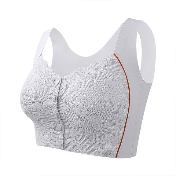 Bustella Bras for Women Front Closure Brassiere Racerback Push Up Bralette Body-Shaping Posture Corrector Bra 2025 Light Blue 34