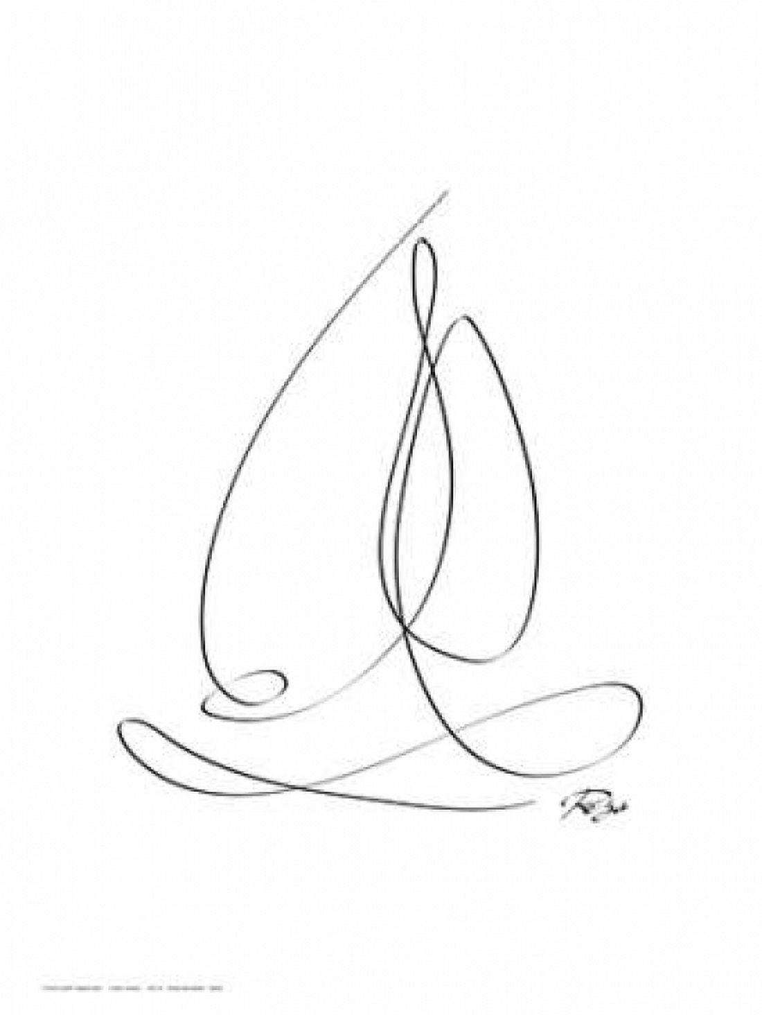 Sailboat Canvas Art - Gholam Reza Mahdavi (18 x 24)