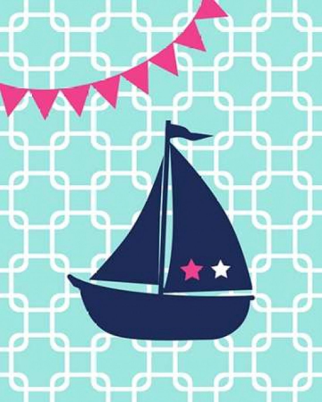 Sailboat Chain II Canvas Art - Tamara Robinson (24 x 30)