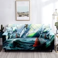 thumbnail image 1 of Sailboat Elastic Sofa Cover for Living Room Nautical Decor Stretch Slipcover Couch Cover Chair Washable Protector 1/2/3/4 Seater, 1 of 4