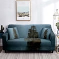thumbnail image 1 of Sailboat Elastic Sofa Cover for Living Room Nautical Decor Stretch Slipcover Couch Cover Chair Washable Protector 1/2/3/4 Seater, 1 of 4