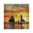 thumbnail image 1 of Sailboat Head Scarf, Romantic Sunset Sail, Head Wrap, 3 Sizes, by Ambesonne, 1 of 2