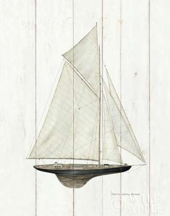 Sailboat I Canvas Art - David Carter Brown (22 x 28)