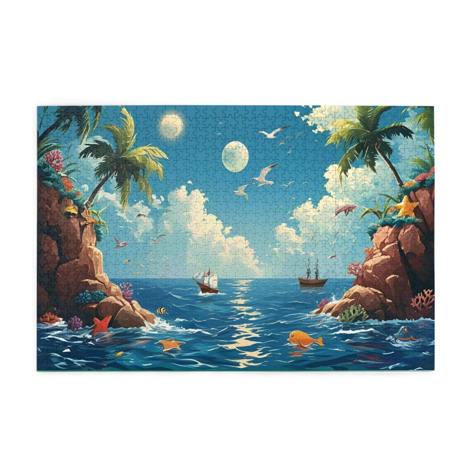 500 Piece Jigsaw Puzzle For Adults - The Alamo Texas Historical Photo, Wooden Puzzle With Poster