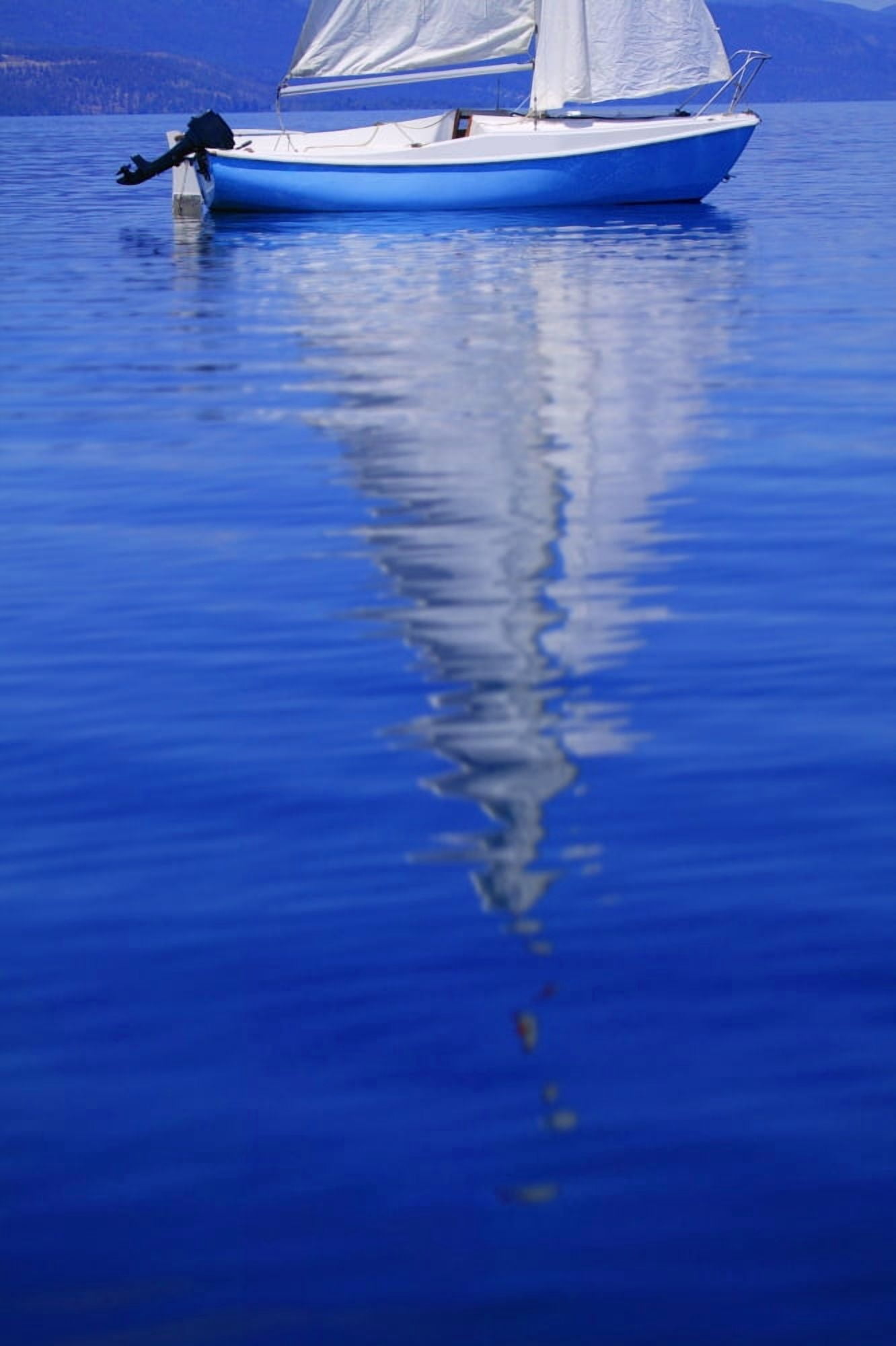 Sailboat On Water Canvas Art - Don Hammond Design Pics (11 x 17)