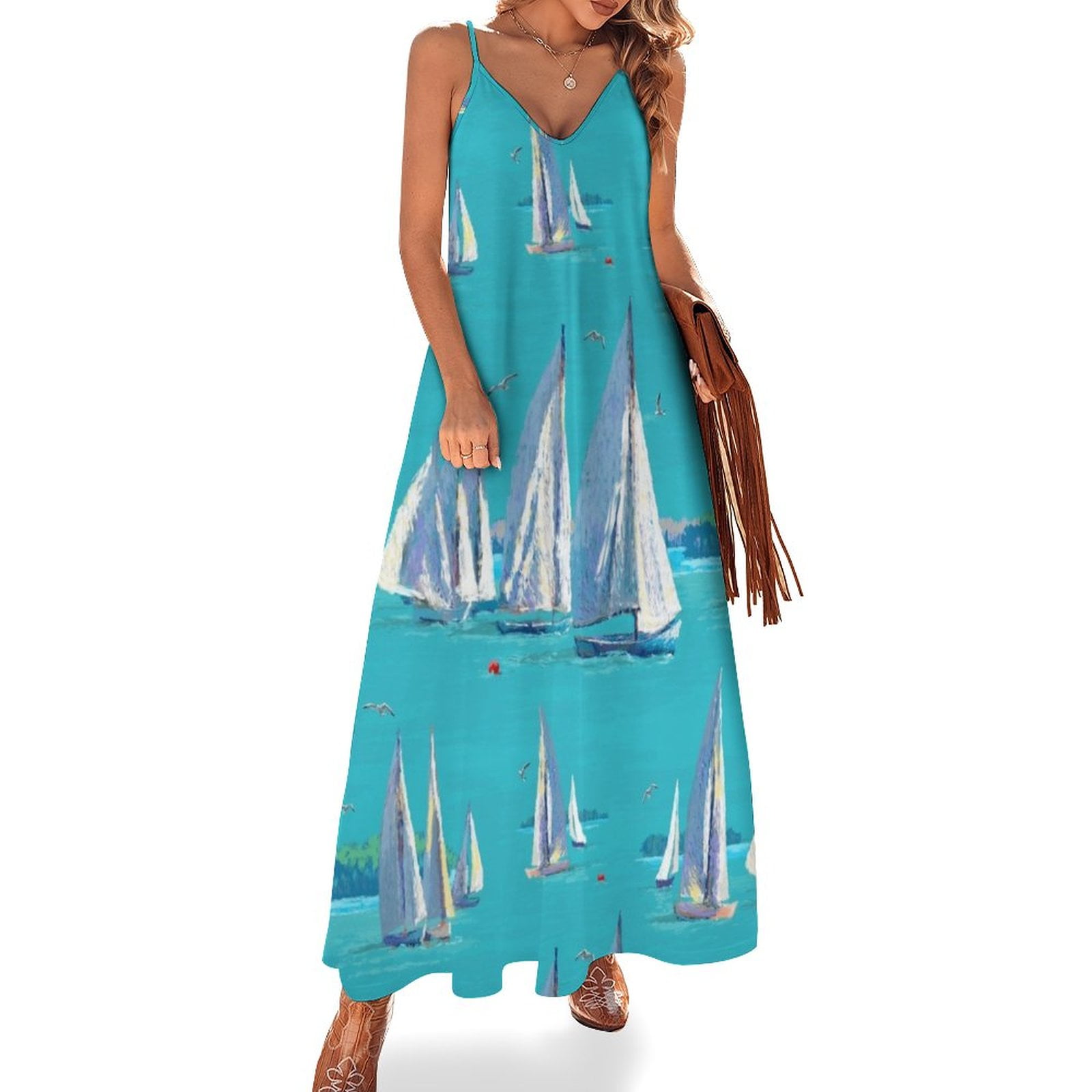 Regatta Kaimana - Abito Estivo In Cotone Sostenibile Per Donna - Modello Swing Senza Maniche - 5