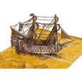 thumbnail image 1 of Sailboat Tall Ship Pop Up Card,3D Greeting Card, Thank You Card, Boat Card, Pop Up Birthday Card, Fathers Day Card, Graduation, Retirement, Anniversary, Get Well, Congratulations, 1 of 6