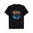thumbnail image 1 of Sailboat Thunderstorm Adventure Nautical Storm Inspired Scenic Graphic Unisex T-Shirt, for men & women, up to size 5XL, 1 of 2