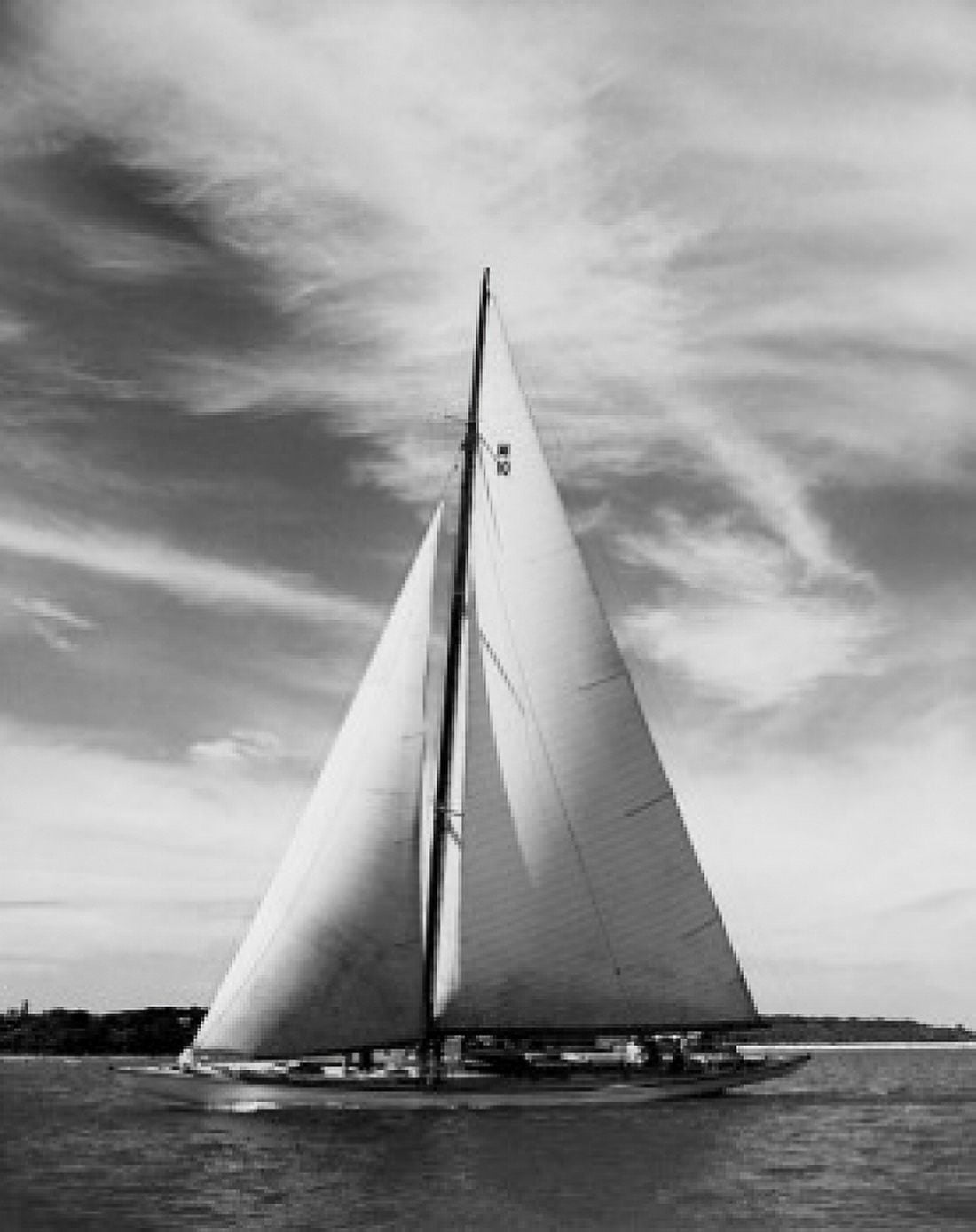 Sailboat in the sea Canvas Art - (24 x 36)