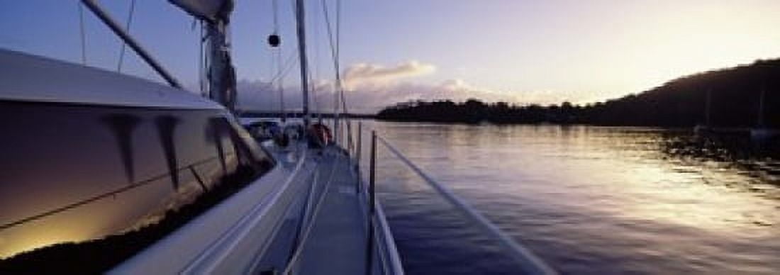Sailboat in the sea Kingdom of TongaVavau Group of Islands South Pacific Canvas Art - Panoramic Images (18 x 7)