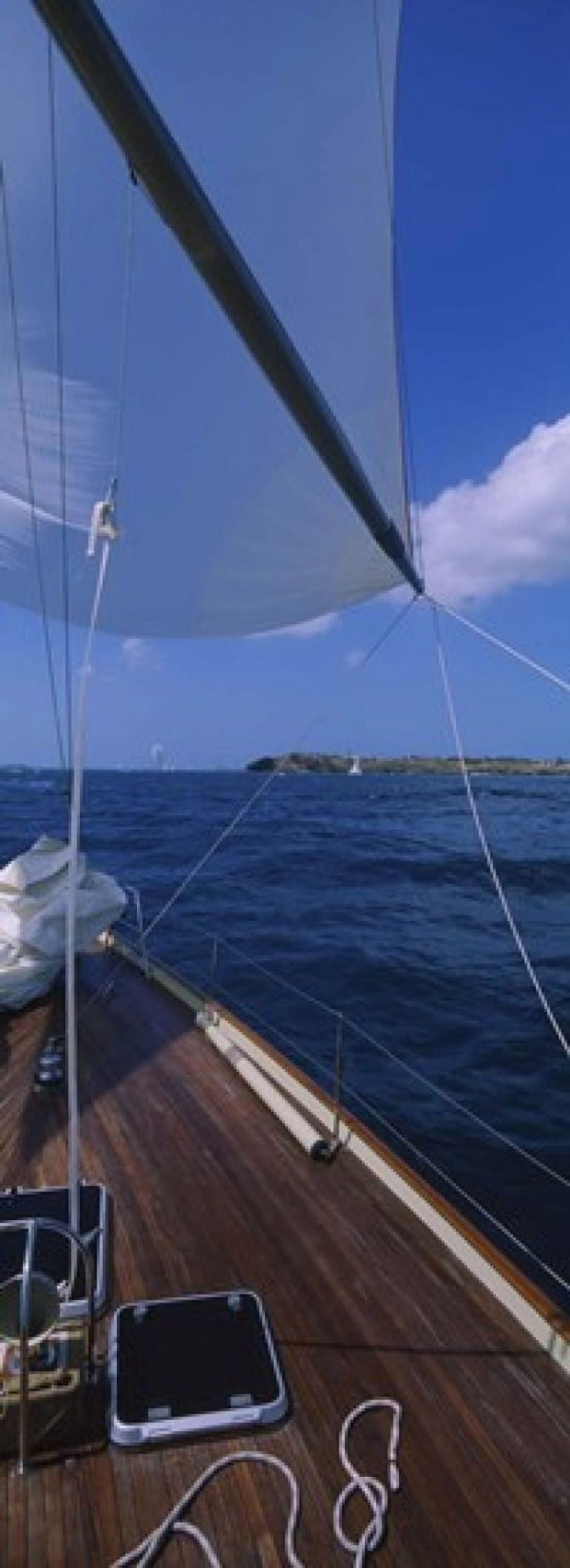 Sailboat racing in the sea Grenada Canvas Art - Panoramic Images (18 x 7)