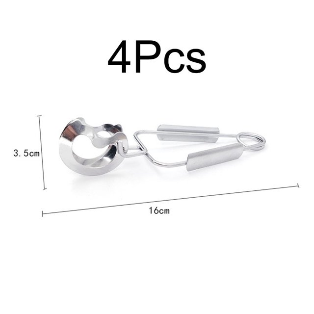 Sailesiti Escargot Snail Tongs 4pcs Stainless Steel Kitchen Tools for