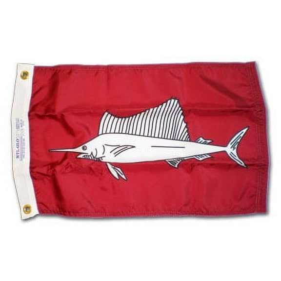 Sailfish - 12"x18" Nylon Flag
