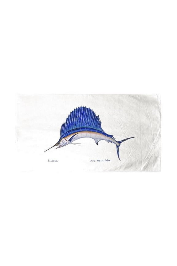Sailfish Beach Towel