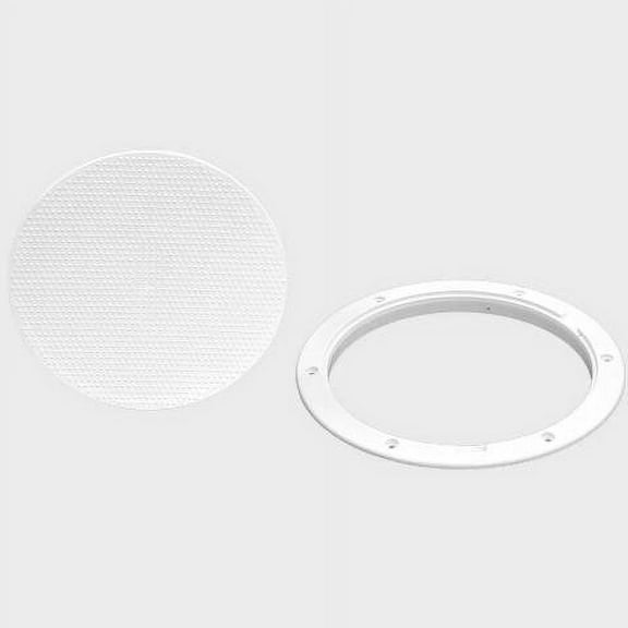 Sailfish Boat Pry-Out Deck Plate | White Plastic 8 Inch