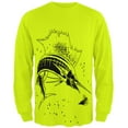 thumbnail image 1 of Sailfish Deep Sea Predator Mens Long Sleeve T Shirt Safety Green X-LG, 1 of 1