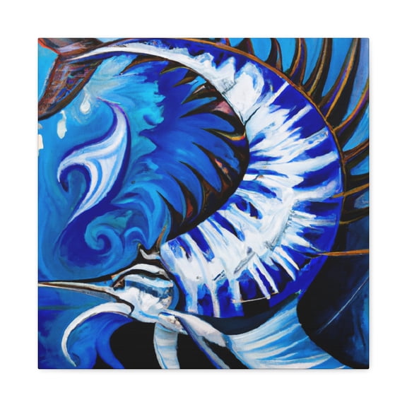 "Sailfish at Sunrise" - Canvas