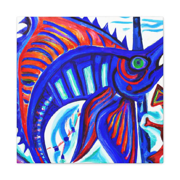 "Sailfish in Splendor" - Canvas