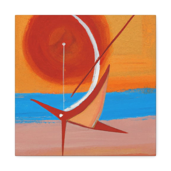 Sailfish on Blue Sky - Canvas