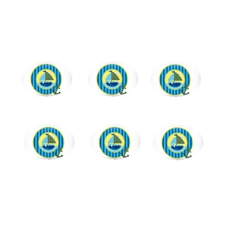Sailing 12 - 2 inch Cupcake Edible Frosting Photos