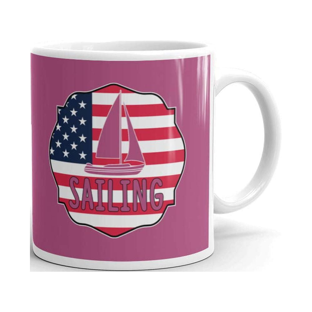 Sailing Accessories Preppy American Pride Coffee Tea Ceramic