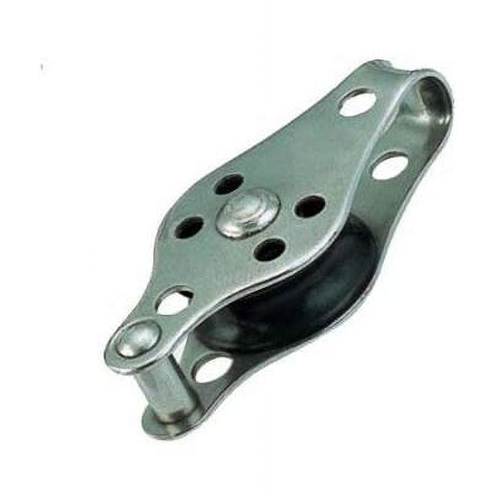 Sailing Block Marine 316 Stainless Steel Rope Pulley With Becket Nylon