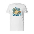 thumbnail image 1 of Sailing Boat Artwork T-Shirt Men -Image by Shutterstock, Male Small, 1 of 2