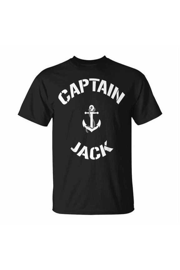Sailing Boat Captain Jack Personalized Boating Name TShirt