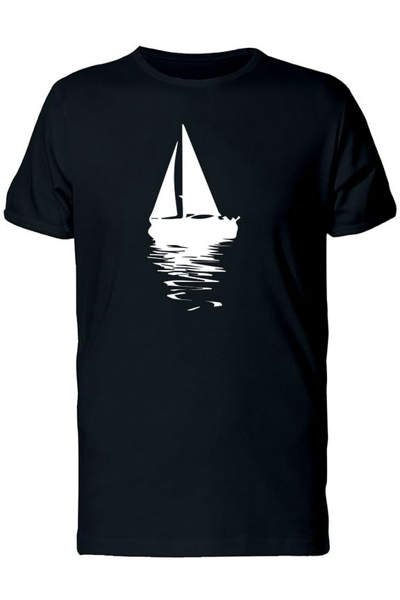 Sailing Boat Design T-Shirt Men -Image by Shutterstock, Male 3X-Large