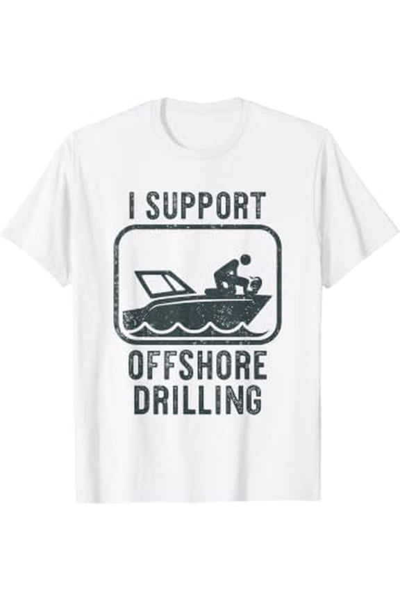 Sailing Boating Shirt Offshore Drilling Boat Pontoon T-Shirt