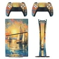 thumbnail image 1 of Sailing Boats Console Skin Bundle for PS5 Pro Slim Disc & Digital / PS4 – Full Wrap + Dual Controller Flair, 1 of 5