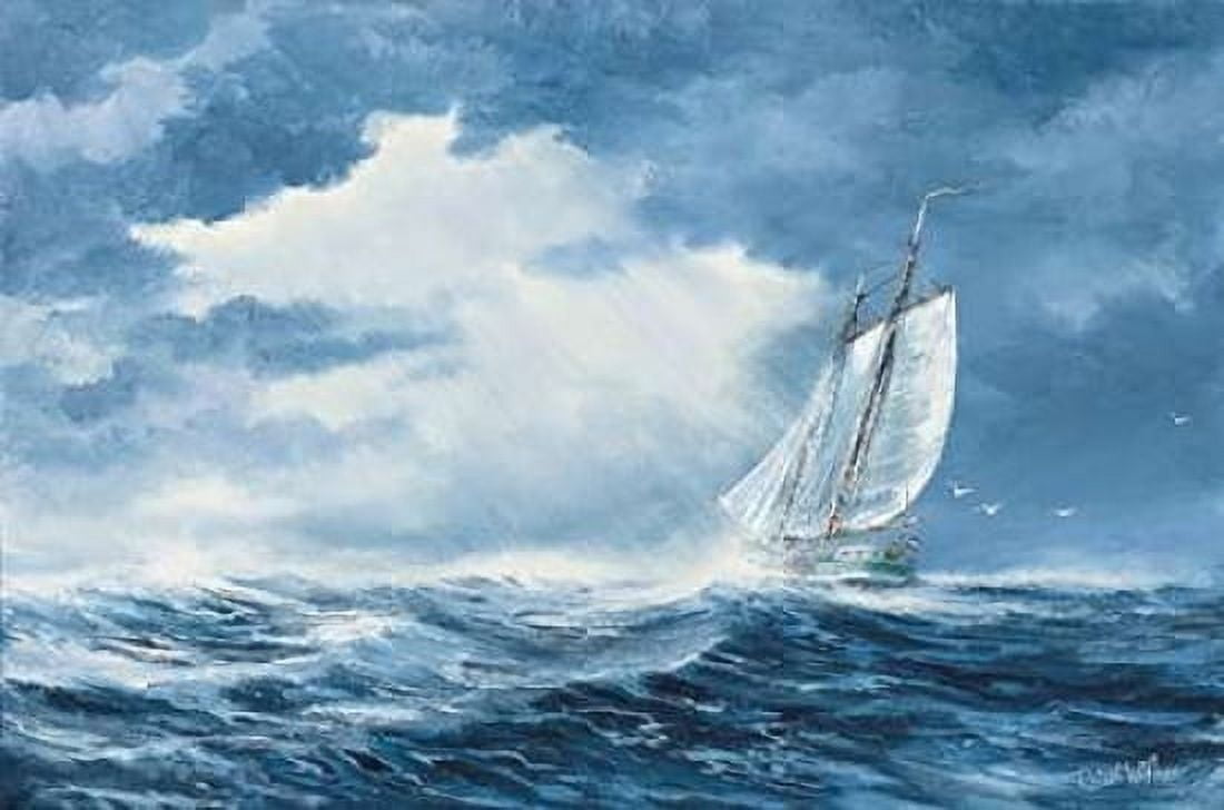Sailing Canvas Art - Reint Withaar (12 x 18)