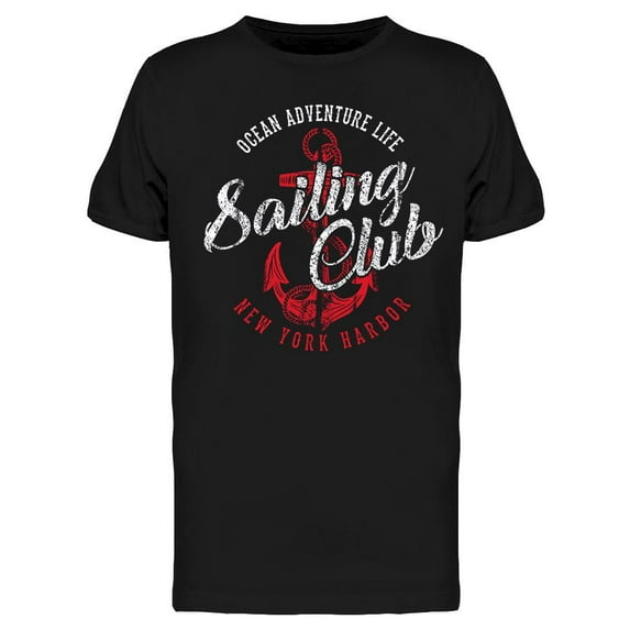 Sailing Club Anchor. T-Shirt Men -Image by Shutterstock, Male x-Large