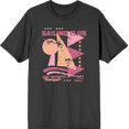thumbnail image 1 of Sailing Club Port Windward New York Adult Charcoal Crew Neck Short Sleeve Tee-Medium, 1 of 4